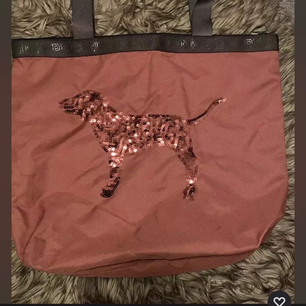 Victoria Secret Pink Sequin Tote